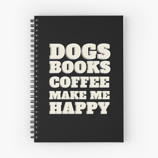 Item preview, Dogs Books And Coffee Make Me Happy  designed and sold by ShopTwentyFour.