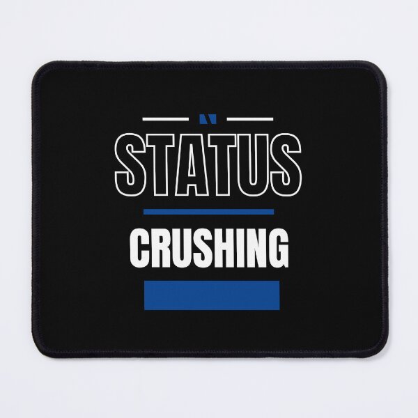 Item preview, CRUSHING - FUNNY AND QUIRKY RELATIONSHIP STATUS designed and sold by JakNJill.