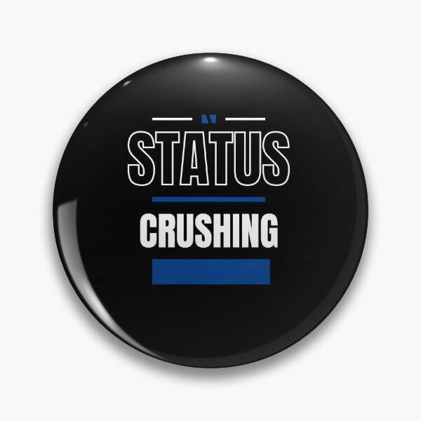 Item preview, CRUSHING - FUNNY AND QUIRKY RELATIONSHIP STATUS designed and sold by JakNJill.