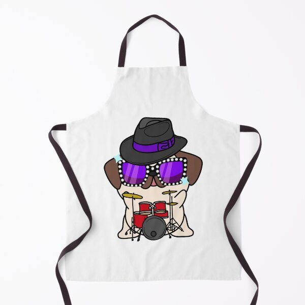 Item preview, Rock and roll Pug playing drums designed and sold by Pet Station.