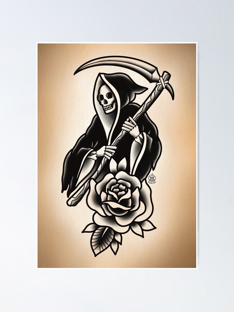 25 Of The Best Grim Reaper Tattoos For Men in 2023  FashionBeans