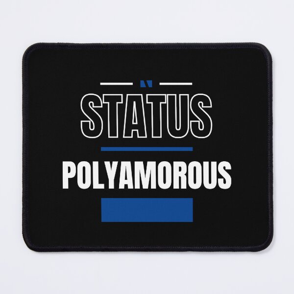 Item preview, POLYAMOROUS - FUNNY AND QUIRKY RELATIONSHIP STATUS designed and sold by JakNJill.