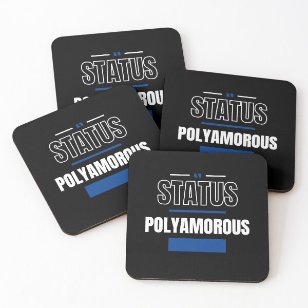 Item preview, POLYAMOROUS - FUNNY AND QUIRKY RELATIONSHIP STATUS designed and sold by JakNJill.