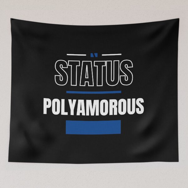 Item preview, POLYAMOROUS - FUNNY AND QUIRKY RELATIONSHIP STATUS designed and sold by JakNJill.