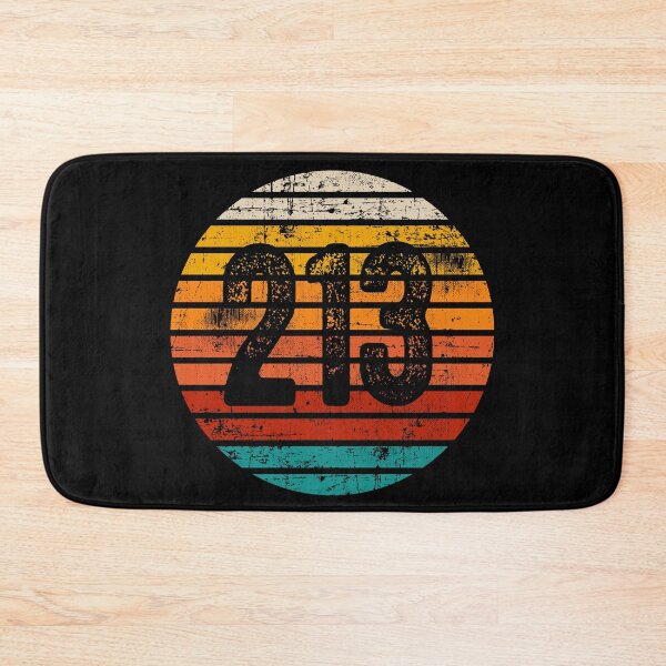 Item preview, Distressed Vintage Sunset 213 Area Code designed and sold by Gold Wings Tees.