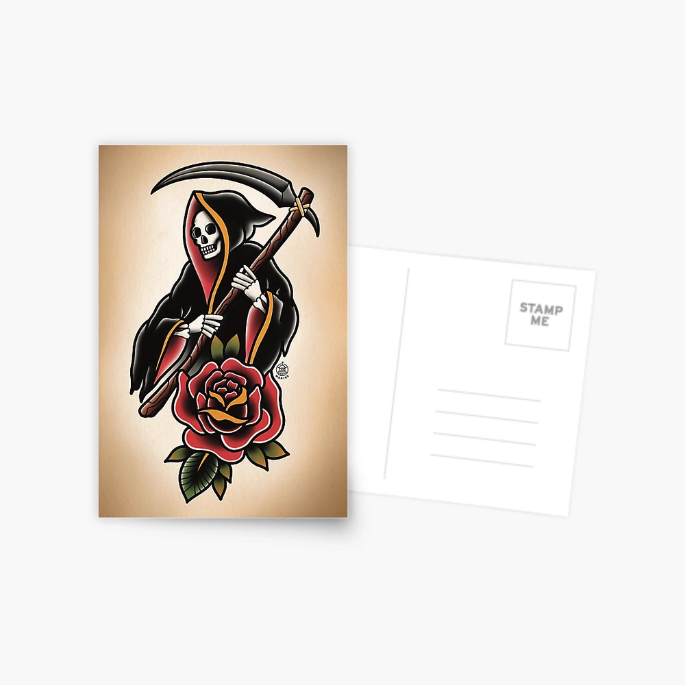 Grisly Grim Reaper Tattoos | Radiant Real Black Tattoo Ink –  magnumtattoosupplies