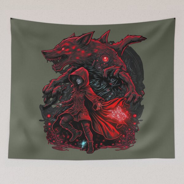 Item preview, Scarlet Wolf Girl designed and sold by RitzuPaul.