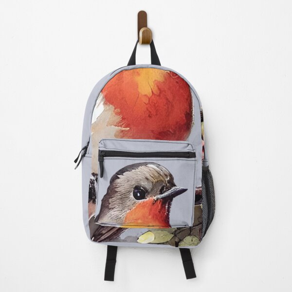 Item preview, Watercolor robin bird portrait, robin portrait, bird portrait, watercolor portrait, robin red breast designed and sold by Artsareus.