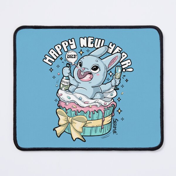 Item preview, Happy New Year 2023 bunny designed and sold by SPIRIMAL.