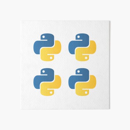 "Python Logo" Art Board Print for Sale by MrShy | Redbubble