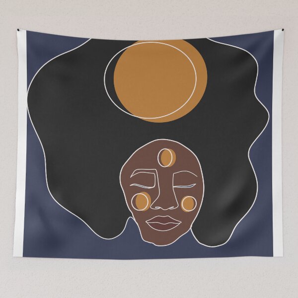 Item preview, Black Woman With Giant Afro  designed and sold by PrintsbyPuleng.