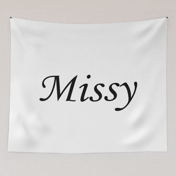 Item preview, Missy - black name lettering text - 1222 designed and sold by PrettyDesserted.