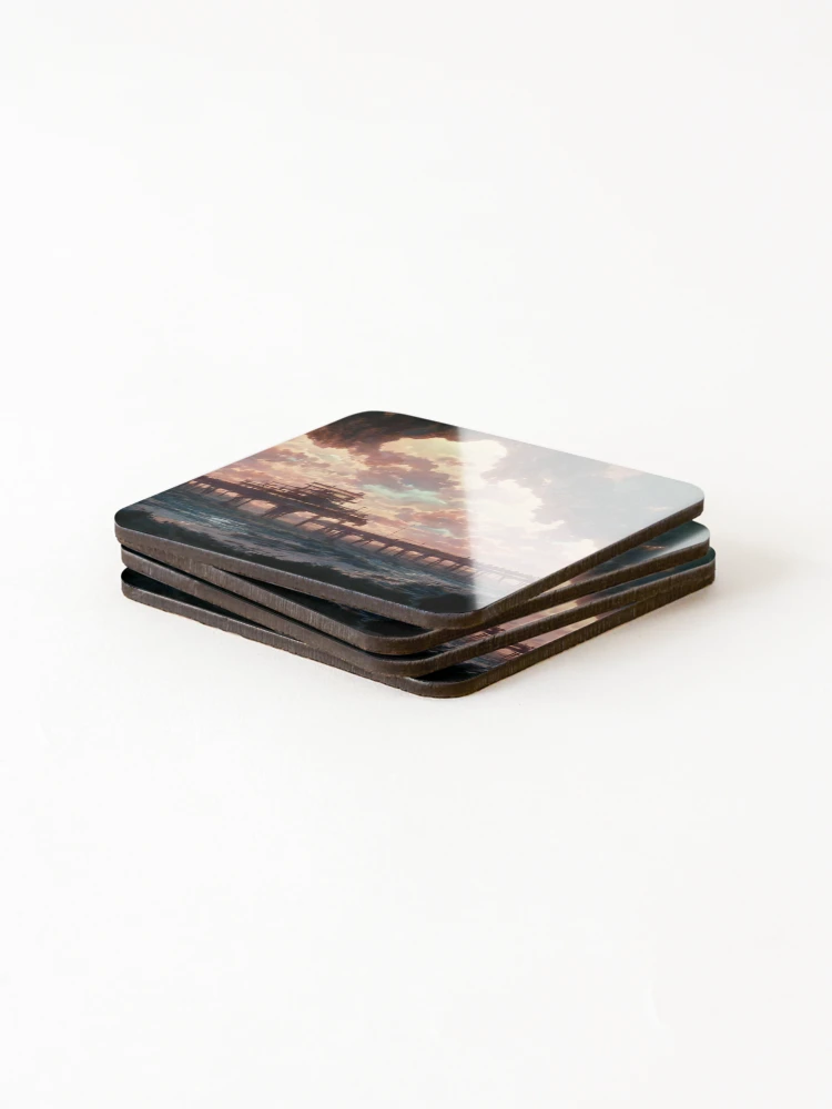 Thumbnail 4 of 5, Coasters (Set of 4), Agitated designed and sold by RicoInStudios.