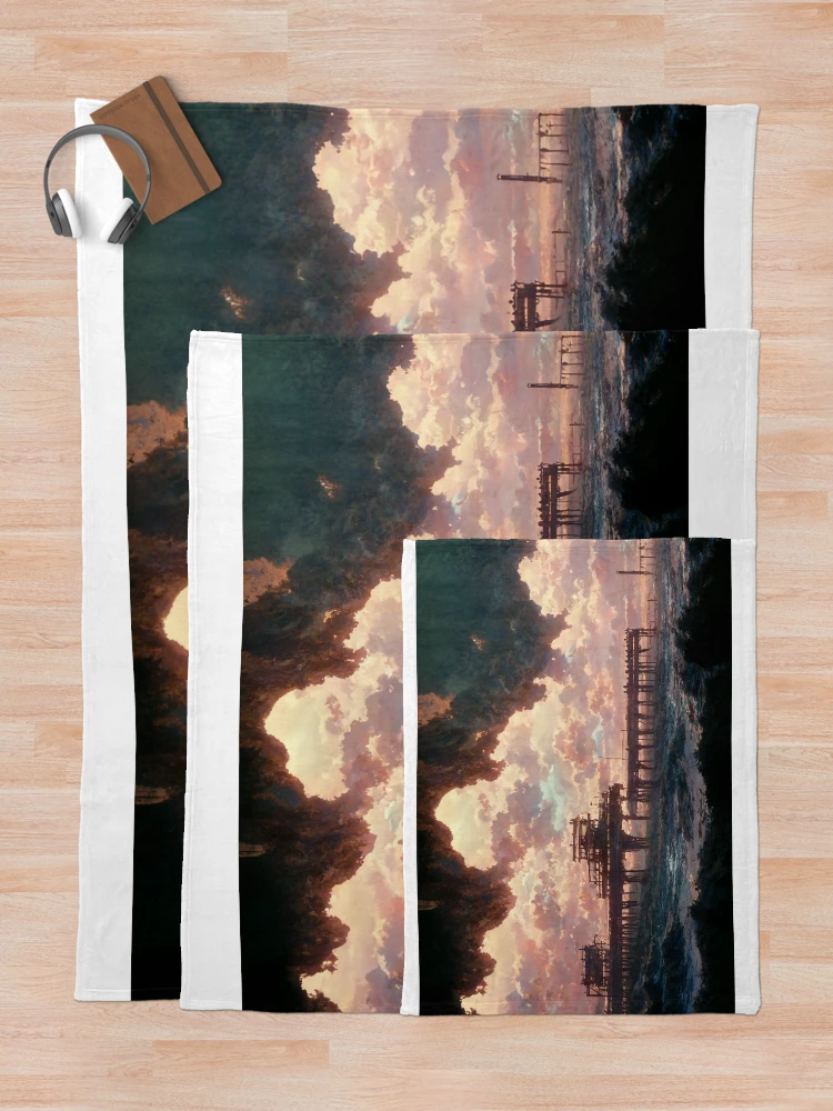 Thumbnail 5 of 6, Throw Blanket, Agitated designed and sold by RicoInStudios.