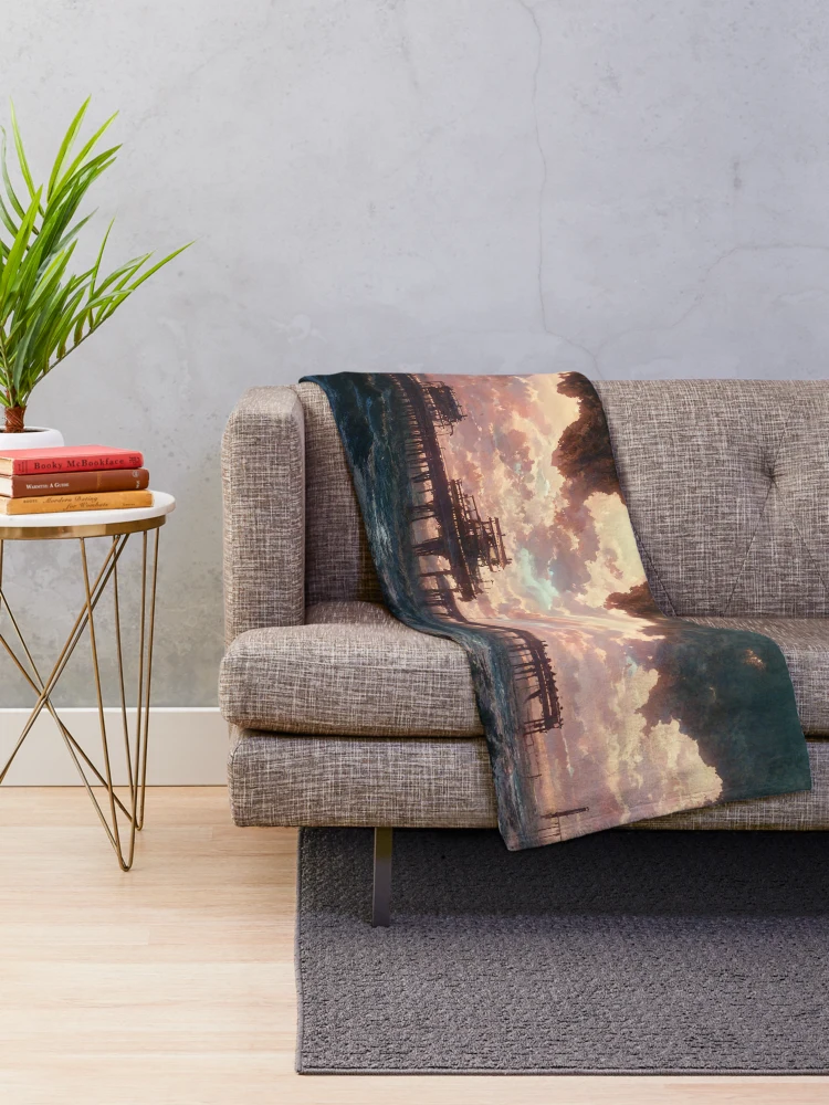 Thumbnail 2 of 6, Throw Blanket, Agitated designed and sold by RicoInStudios.