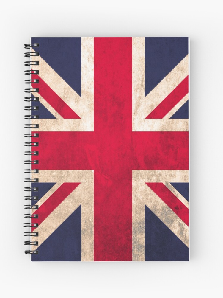 Cahier A Spirale Drapeau Anglais Par Dafnest Redbubble
