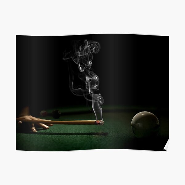 Smokin' Billiards Poster