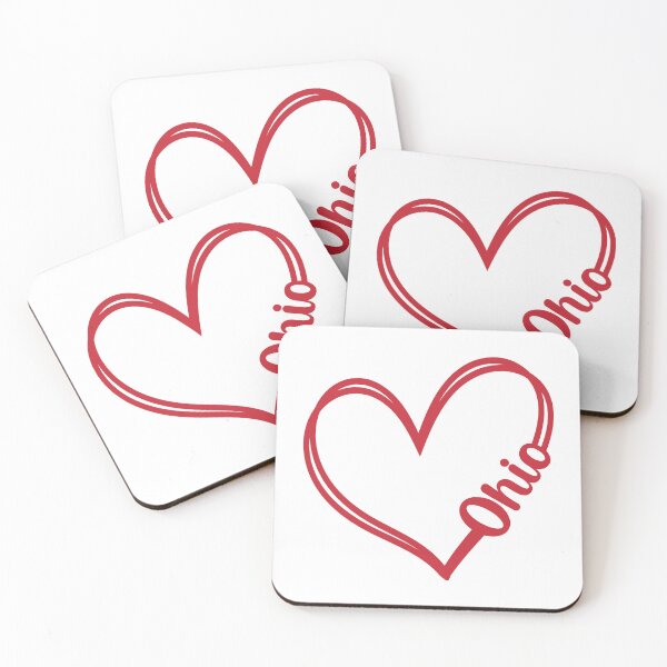 Item preview, Heart Ohio Line Art designed and sold by mrtraz.