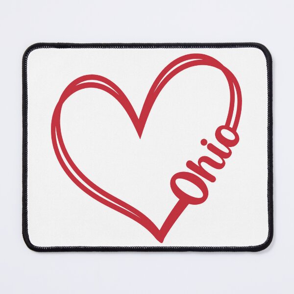 Item preview, Heart Ohio Line Art designed and sold by mrtraz.