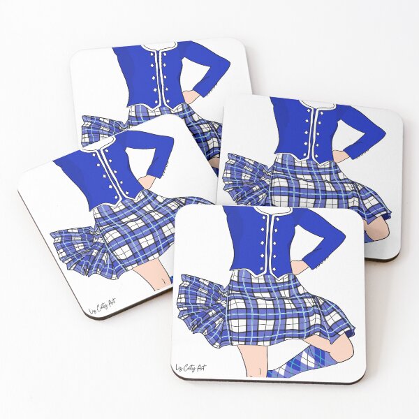 Item preview, Highland Dancer Royal Blue designed and sold by LizCaityArt.