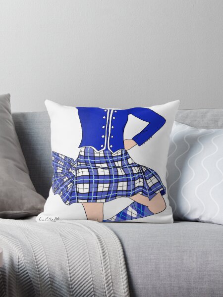 Item preview, Highland Dancer Royal Blue designed and sold by LizCaityArt.