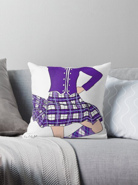 Item preview, Highland Dancer Deep Purple designed and sold by LizCaityArt.