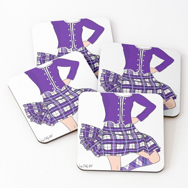 Item preview, Highland Dancer Deep Purple designed and sold by LizCaityArt.