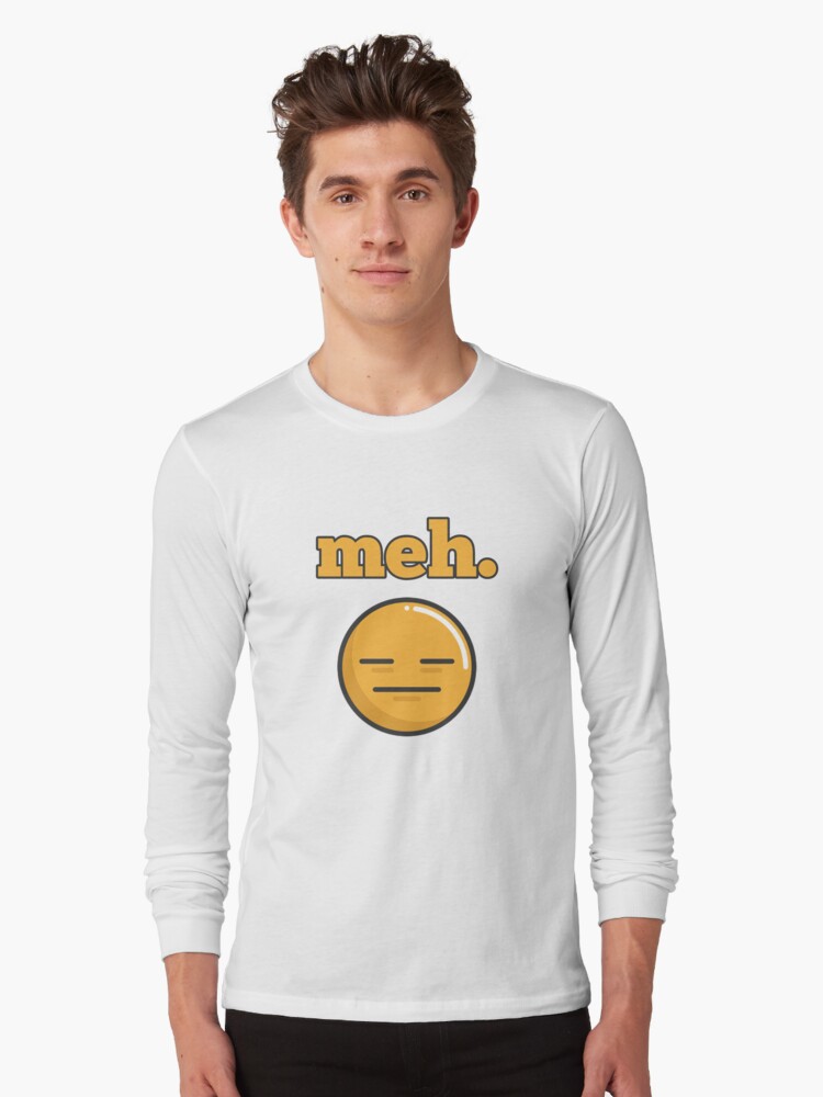 meh emoji shirt