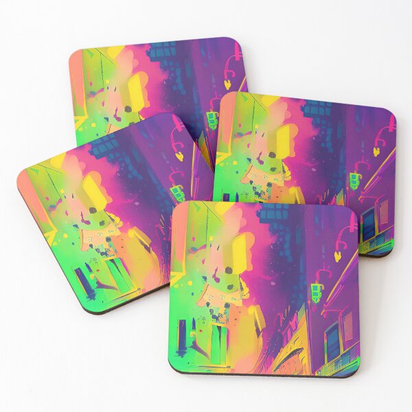 Item preview, Vibrant Street at Night designed and sold by Arkneer.
