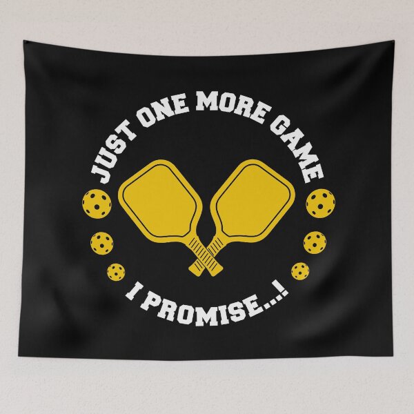Artikelvorschau, Nur noch ein Spiel, das verspreche ich. Lustiges Pickleball - Pickleball-Spieler - Pickleball-Trainer entworfen und verkauft von Smartmerch99.