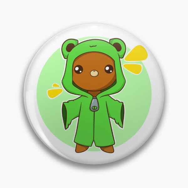 Item preview, Cartoon Bear Cute Anime Frog Chibi  designed and sold by JaxNaBox.