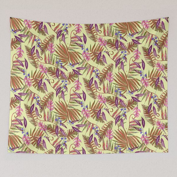 Item preview, Exotic plants in tropical Hawaiian colors designed and sold by Bela Ambrus.