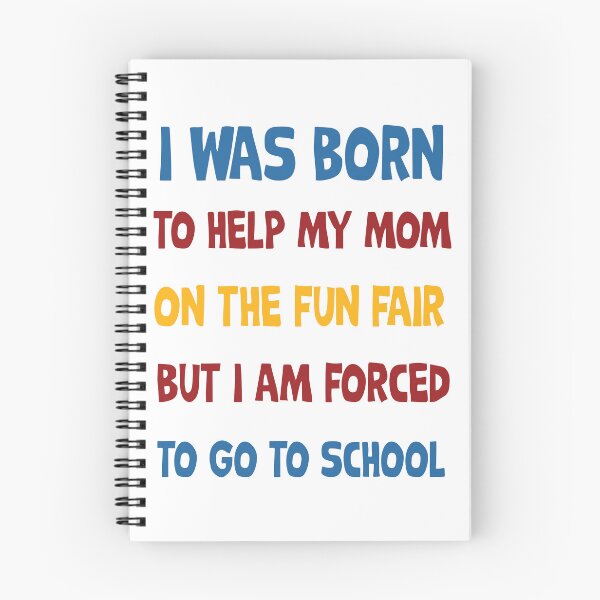 Item preview,  was born to help my mom at the funfair, but school designed and sold by Curious-Arts.