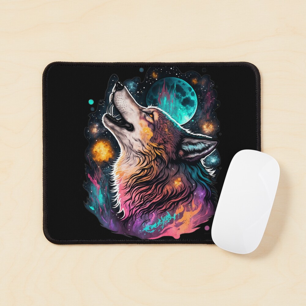 Spirit of the Wolf - Therian wolf photo gifts Mouse Pad