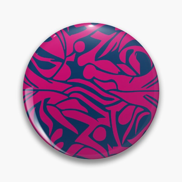 Item preview, Dragon, Geometric Design In Dark Blue, And Cerise. designed and sold by I-Desire.