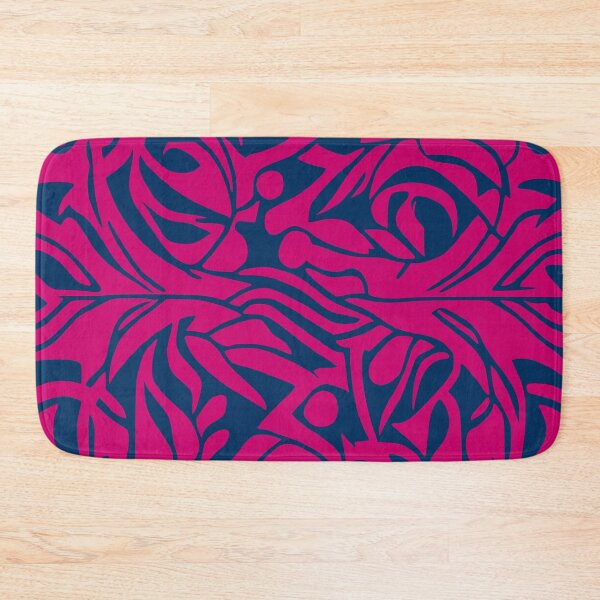 Item preview, Dragon, Geometric Design In Dark Blue, And Cerise. designed and sold by I-Desire.