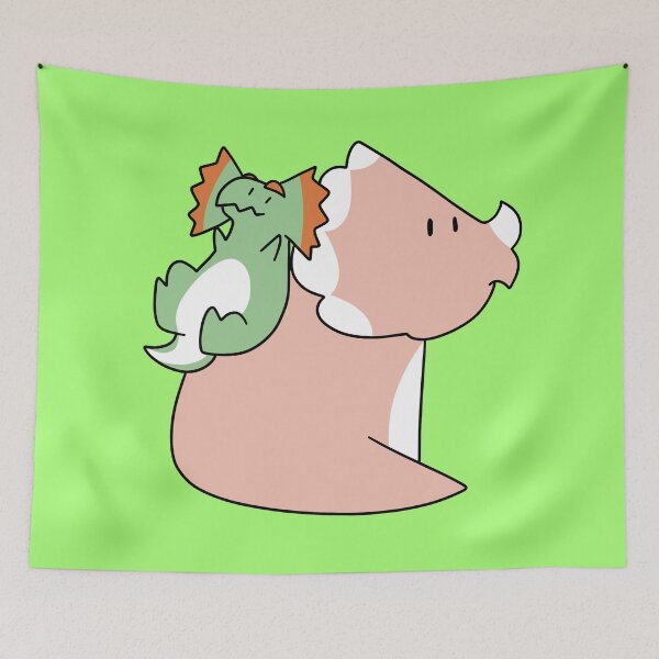 Item preview, Dilophosaurus and Triceratops designed and sold by SaradaBoru.