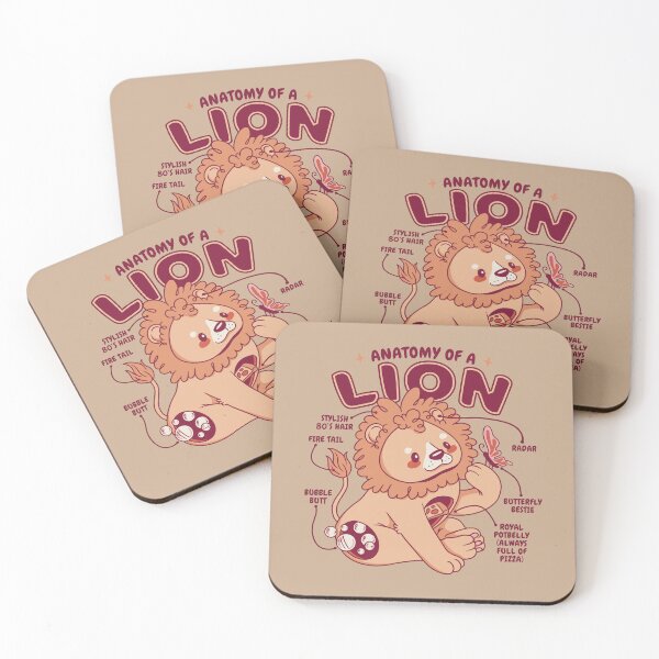Item preview, Funny anatomy of a lion designed and sold by Palteeshop.