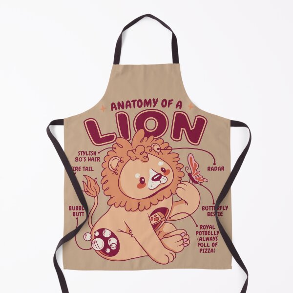 Item preview, Funny anatomy of a lion designed and sold by Palteeshop.