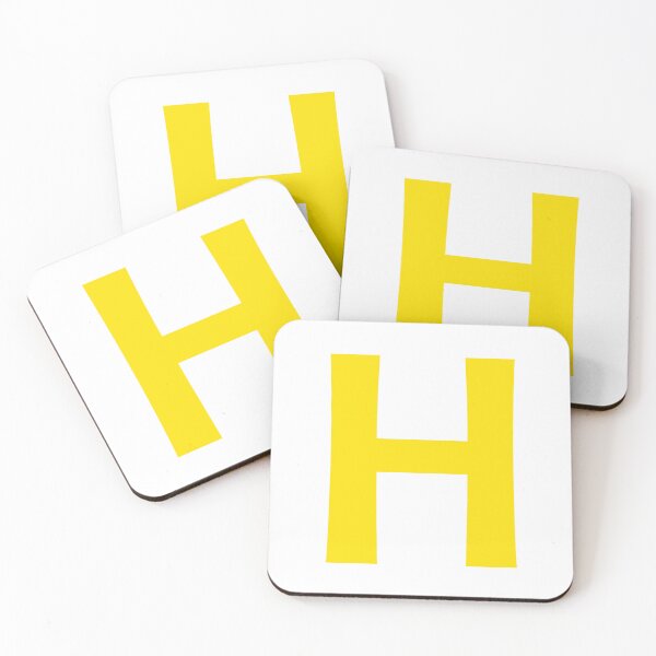 Item preview, Yellow color Letter H designed and sold by WECreations.