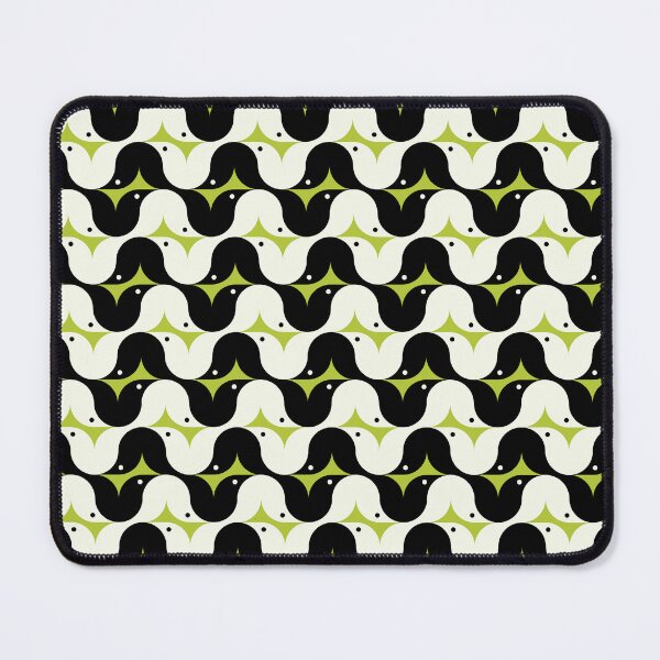 Item preview, Geometric Pattern: Quarter Circle Raven: Keylime designed and sold by Red Wolf.