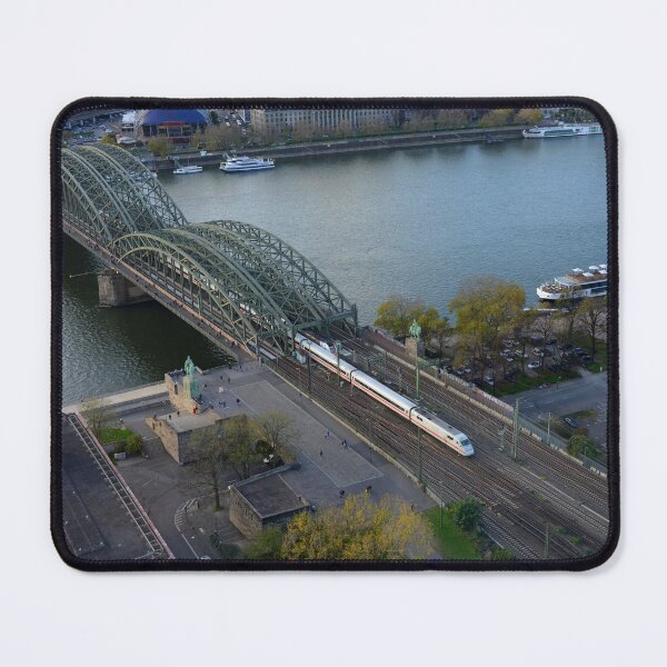 Item preview, ICE High Speed train on Hohenzollern Bridge, Cologne designed and sold by Random Railways.