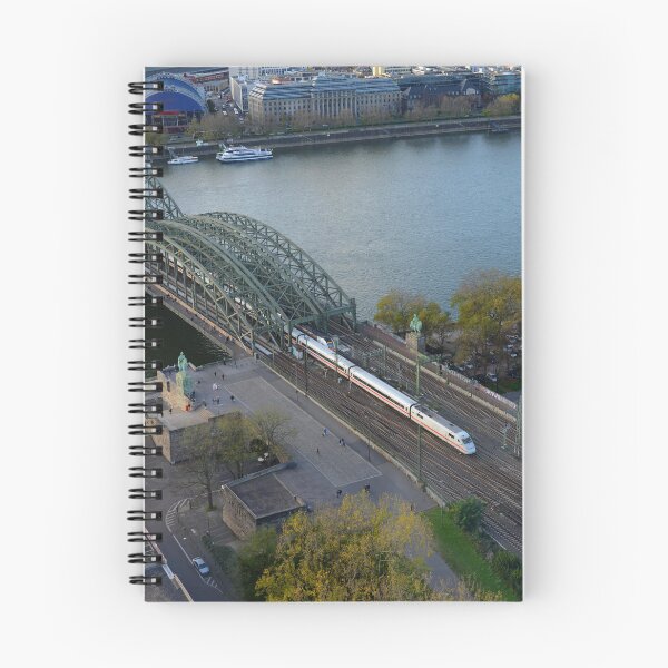Item preview, ICE High Speed train on Hohenzollern Bridge, Cologne designed and sold by Random Railways.