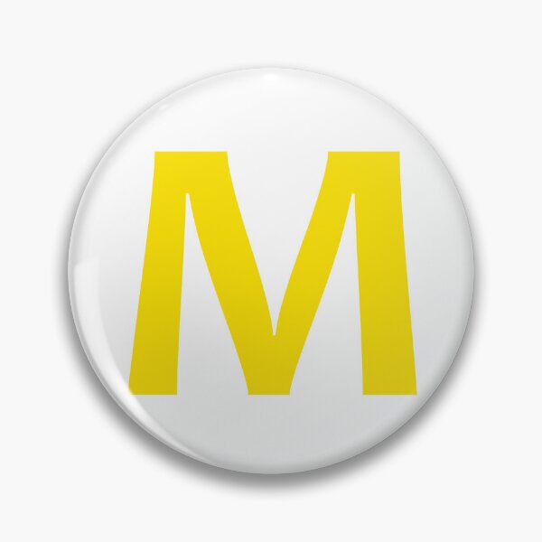 Item preview, Yellow color Letter M designed and sold by WECreations.