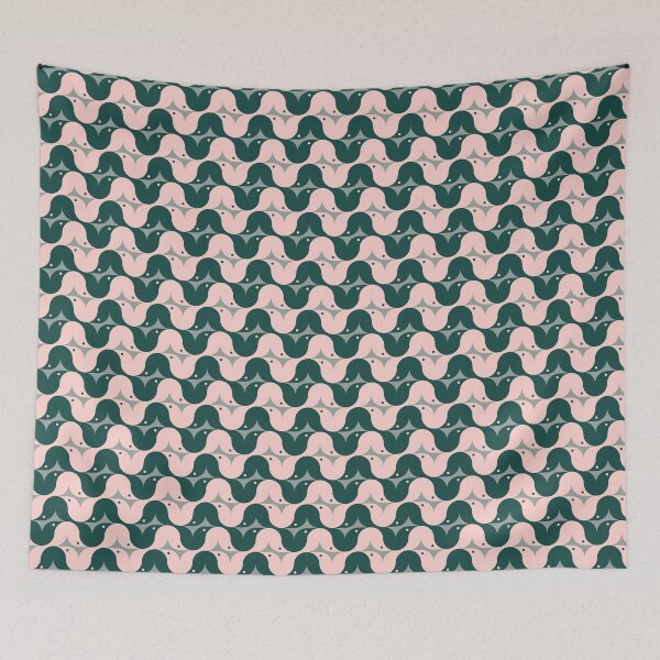 Item preview, Geometric Pattern: Quarter Circle Raven: Conifer designed and sold by Red Wolf.