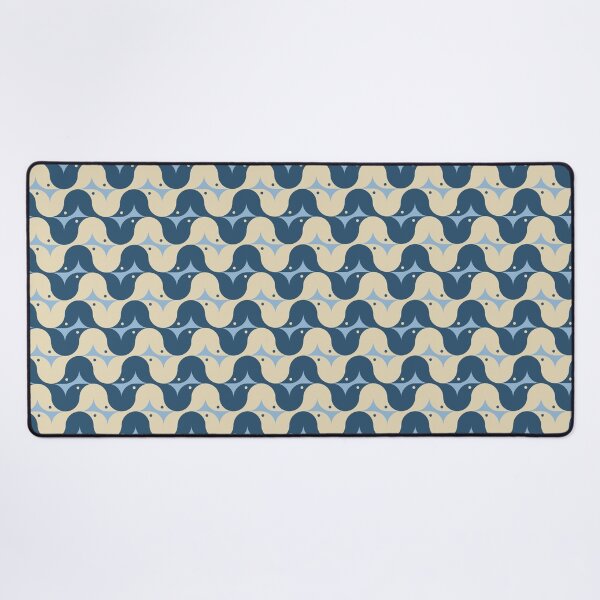 Item preview, Geometric Pattern: Quarter Circle Raven: Ocean designed and sold by Red Wolf.