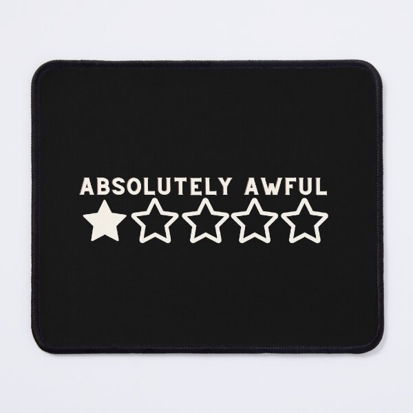 Item preview, Absolutely Awful One Star Rating T-Shirts designed and sold by skolfid brows ⭐⭐⭐⭐⭐ (5.0).