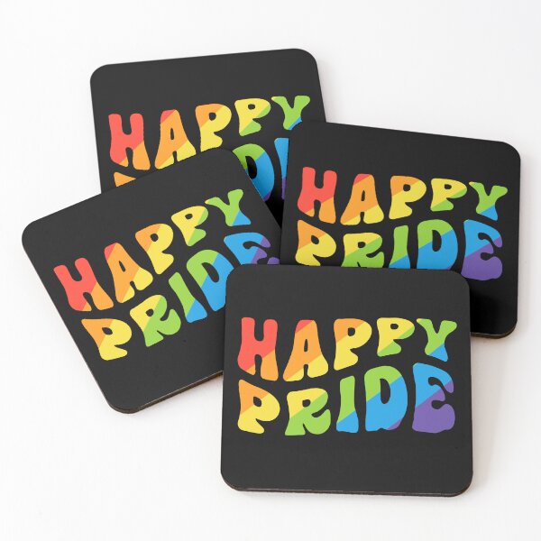 Item preview, Happy Pride March Gay Lesbian LGBTQIA Rainbow designed and sold by QueenOfPrint.