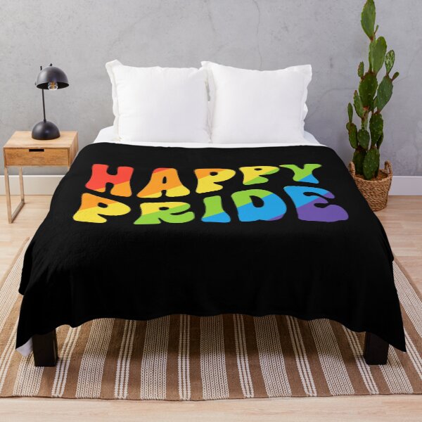 Item preview, Happy Pride March Gay Lesbian LGBTQIA Rainbow designed and sold by QueenOfPrint.