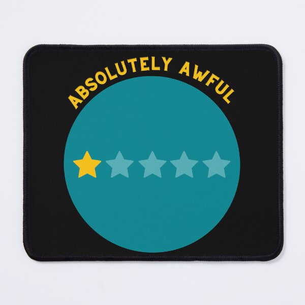 Item preview, Absolutely Awful One Star Rating T-Shirts designed and sold by skolfid brows ⭐⭐⭐⭐⭐ (5.0).